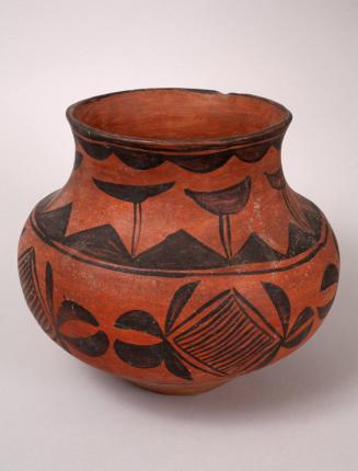 Water Jar with Floral Design