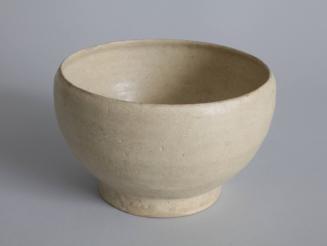 White Glazed Stoneware Bowl, Thanh-Hoa