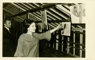 Exhibition Opening: Home of Isabel and Friedrich Arnhard Scheidt, 'Tom Doyle and Eva Hesse', Kettwig an der Ruhr, Germany, May 15, 1965
