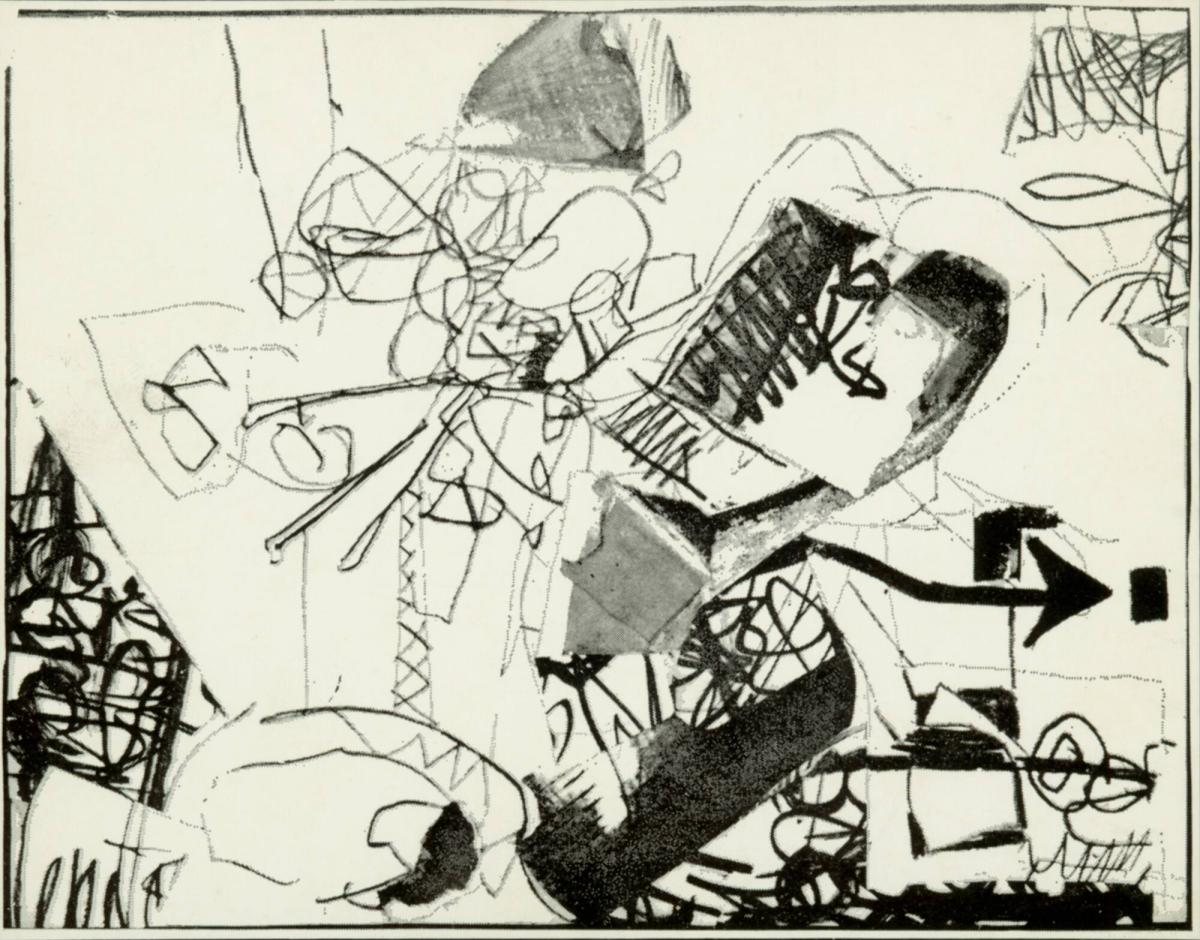 Exhibition Announcement: Eva Hesse: Recent Drawings, Allan Stone Gallery, March 12, 1963