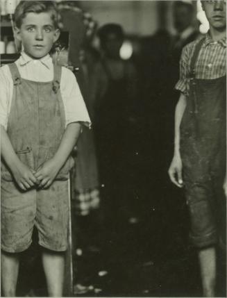 Two of the Young Doffers, Cotton Mill, North Pormal (i.e. Pownal), VT, August, 1919