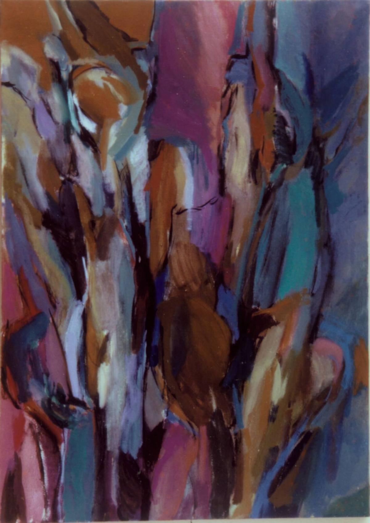 Color slide of painting by Hesse at Yale