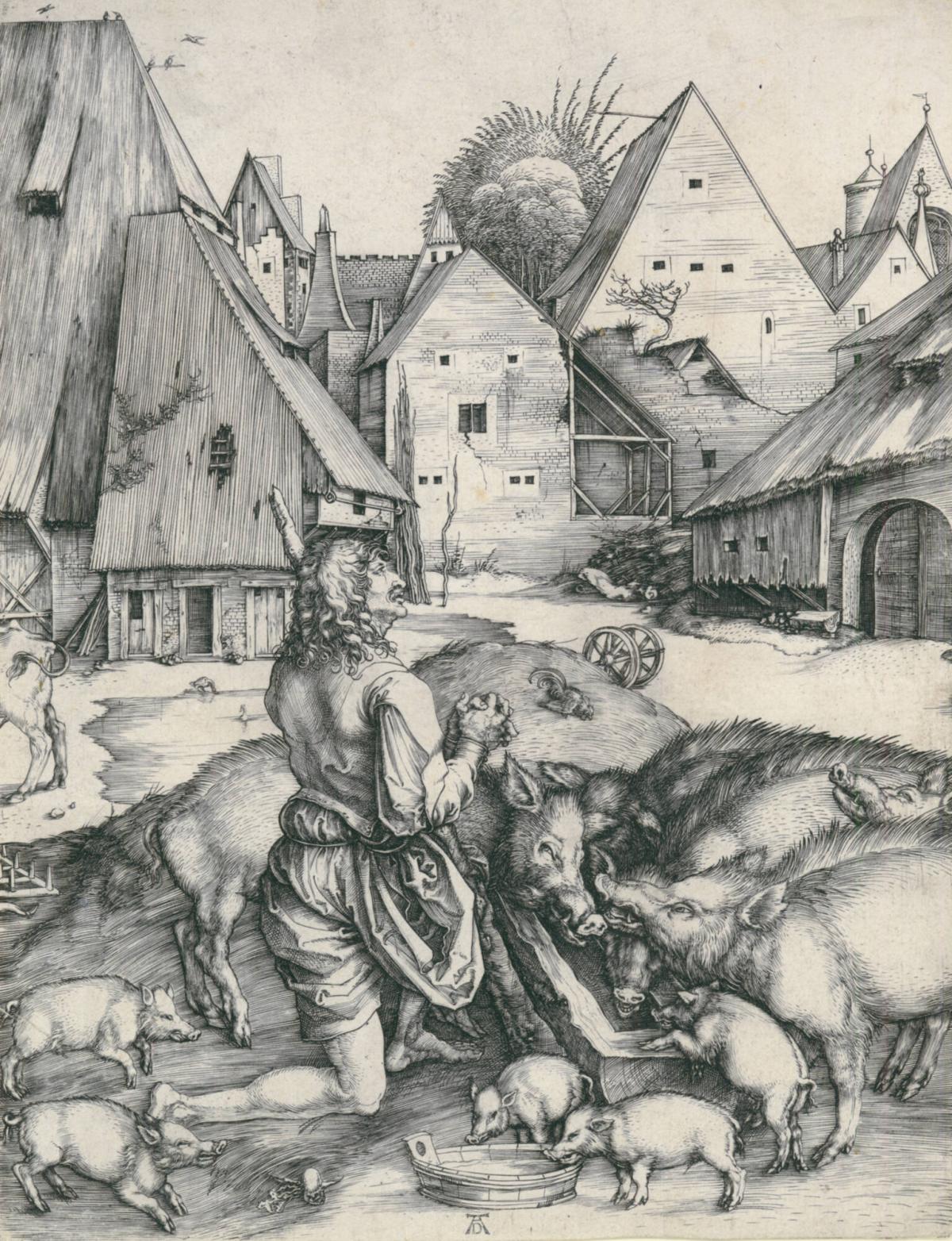 Prodigal Son Amid the Swine