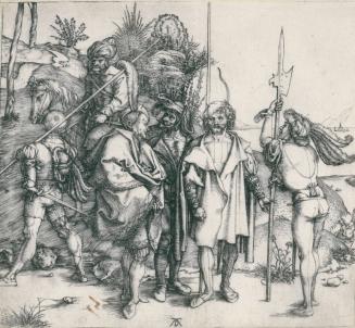 Five Lansquenets and a Mounted Turk
