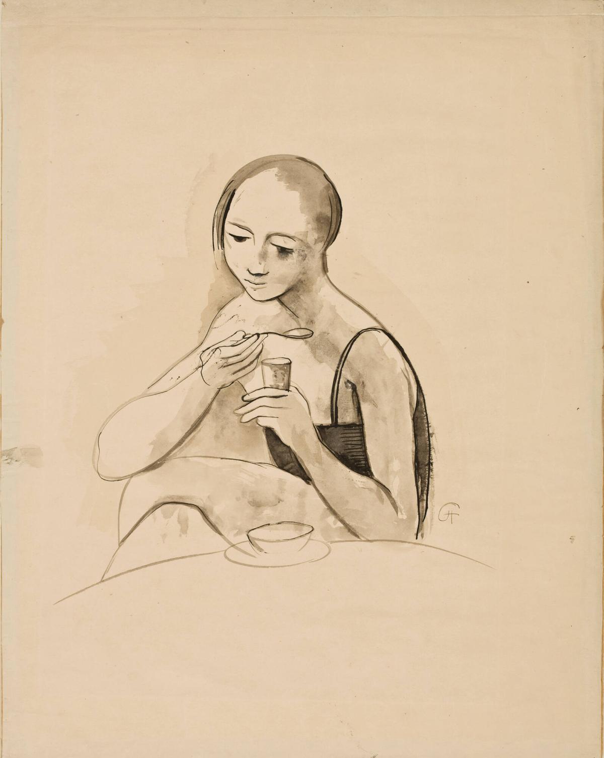 Woman at a Table