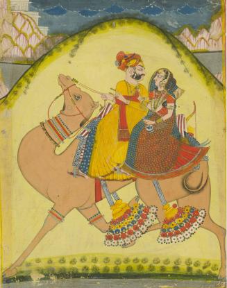 Dhola and Maru Riding a Camel