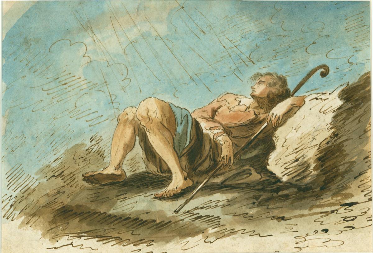 Reclining Shepherd