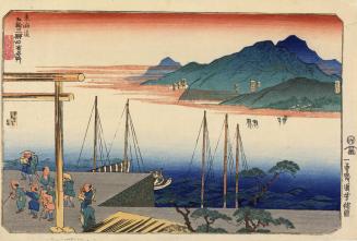 Miya to Ishiyakushi, no. 10 from the series A Set of Twelve Pictures of Famous Places on the Tōkaidō
