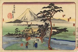 Hara to Kambara with a View of Mt. Fuji, no. 4 from the series A Set of Twelve Pictures of Famous Places on the Tōkaidō