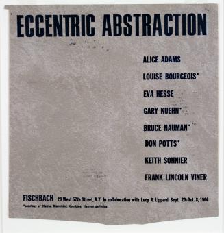 Eccentric Abstraction Exhibition Announcement