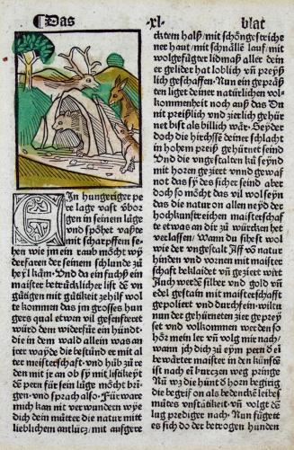Page from The Golden Legend, "Leben der Heiligen"