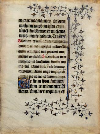 Manuscript Leaf from a Book of Hours