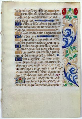 Manuscript leaf