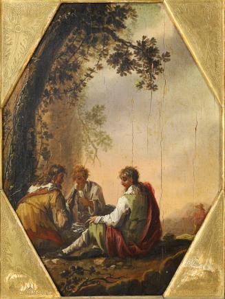 Card Players Under a Tree