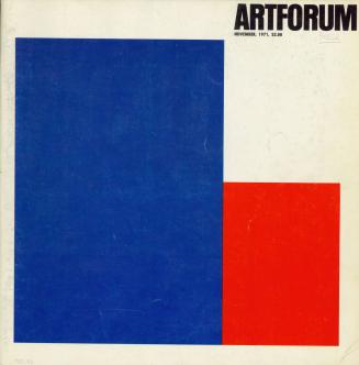 Artforum, Vol. 10, No. 3, November 1971