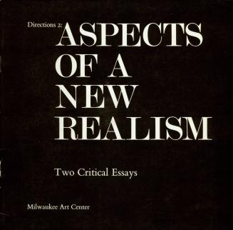 Directions 2: Aspects of a New Realism - Two Critical Essays