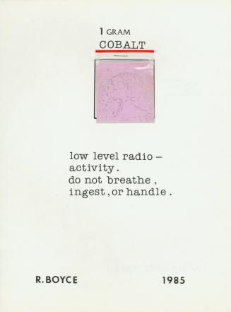 1 Gram Cobalt, from Cobalt Myth Mechanics