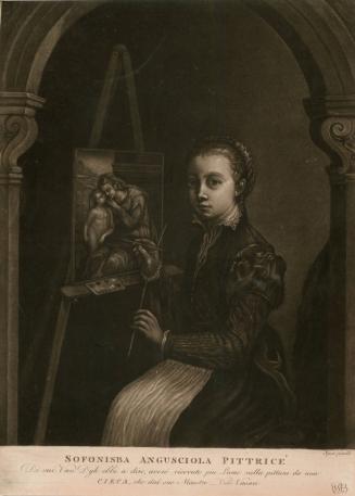 Sofonisba Anguissola (Anguisciola), after her self-portrait