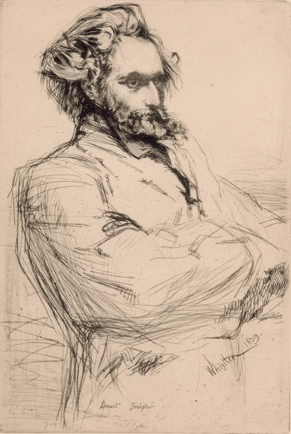 Portrait of Drouet the Sculptor