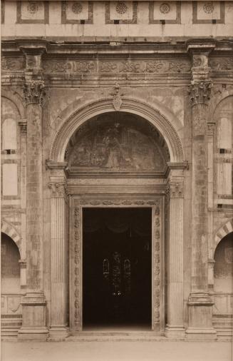 The Central Doorway from the Façade of Santa Maria Novella, Florence, plate 25 from Magdalen Sculptures in Relief ; Studies in the History and Criticism of Sculpture, VI
