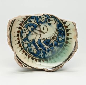 Plate Fragment with Bird Design