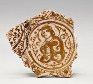 Plate Fragment with Female Figure
