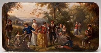 Plaquette Depicting Woodland Merrymaking
