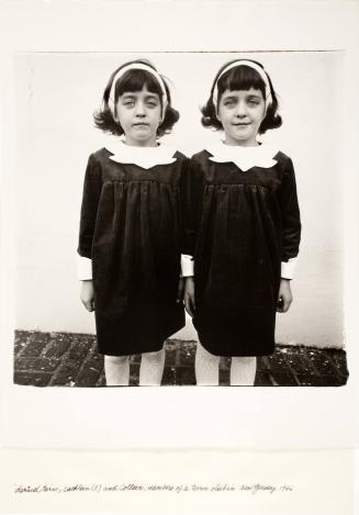 Identical Twins, Cathleen (l) and Colleen, Members of a Twin Club in New Jersey, from the portfolio A Box of Ten Photographs