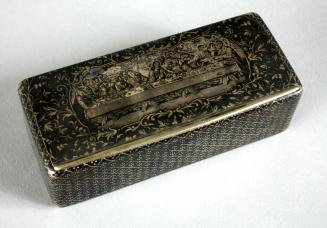 Snuffbox with Diaper Pattern and Medallion of Leonardo's Last Supper