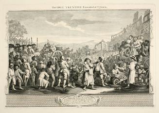 The Idle `Prentice Executed at Tyburn, plate 11 from the series Industry and Ildleness