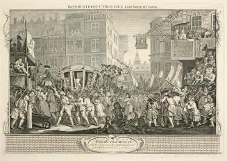 The Industrious `Prentice Lord-Mayor of London, plate 12 from the series Industry and Ildleness