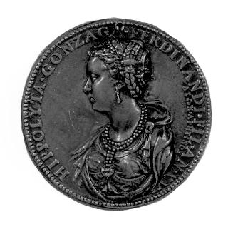 Portrait Medal of Ippolita di Ferdinando Gonzaga; Hecate as Huntress (verso)