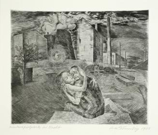 Playground at Night, plate 12 from the series Woman's Life