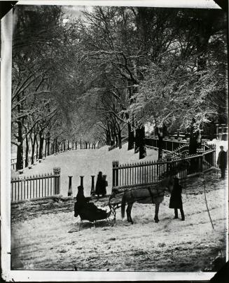 Snow Scene on the Northeast Corner of the Boston Common
