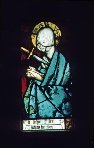 Stained Glass Depicting the Mater Dolorosa