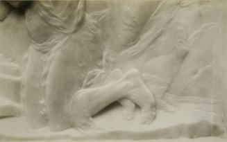 Drapery detail from St. Jerome in the Desert relief, Collection of Mr. Joseph Widener, Elkins Park, plate 14 from Magdalen Sculptures in Relief ; Studies in the History and Criticism of Sculpture, VI