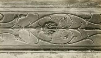 Decorative Carving on the Soffit of the Lintel from the Facade of Santa Maria Novella, Florence, plate 29 from Magdalen Sculptures in Relief ; Studies in the History and Criticism of Sculpture, VI
