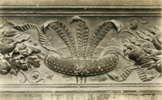 Central Decorative Carving on the Lintel from the Facade of Santa Maria Novella, Florence, plate 27 from Magdalen Sculptures in Relief ; Studies in the History and Criticism of Sculpture, VI