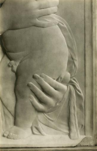The Madonna's Left Hand, from The Madonna and Child relief, Pinacoteca, Turin , plate 6 from Magdalen Sculptures in Relief ; Studies in the History and Criticism of Sculpture, VI
