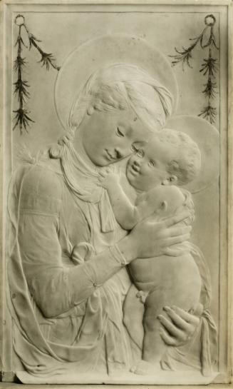 The Madonna and Child Relief, Pinacoteca, Turin, plate 4 from Magdalen Sculptures in Relief ; Studies in the History and Criticism of Sculpture, VI