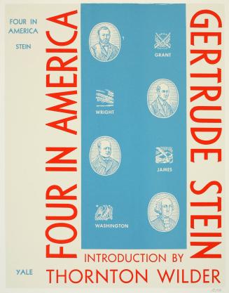 Four in America, by Gertrude Stein, from the portfolio, In Our Time: Covers for a Small Library After the Life for the Most Part