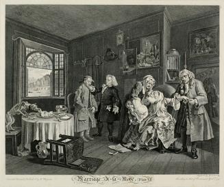The Death of the Countess, plate 6 from Marriage A-la-Mode
