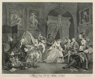 The Toilette, plate 4 from Marriage A-la-Mode