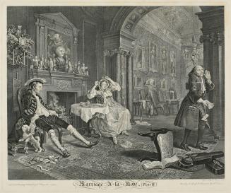 The Breakfast Scene, plate 2 from Marriage A-la-Mode