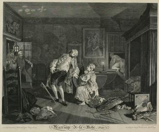 The Death of the Earl, plate 5 from Marriage a la Mode