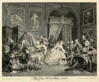 The Countess's Levee, plate 4 from Marriage a la Mode