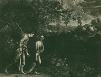 Tobias Carrying the Fish, Accompanied by the Angel (The Large Tobias)
