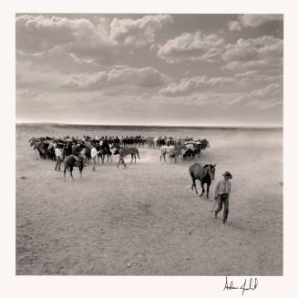 Part of His String, Stateline Camp, 1992, from the series The Last Cowboy