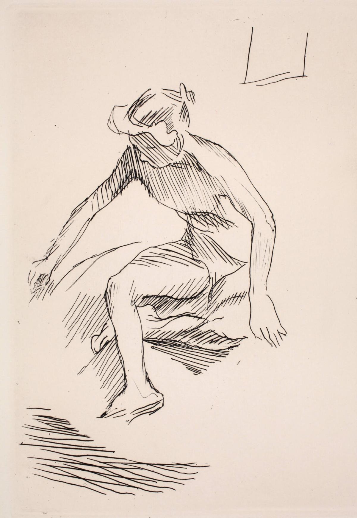 Illustration for Oeuvre Poétique: Sketch of a Female Nude