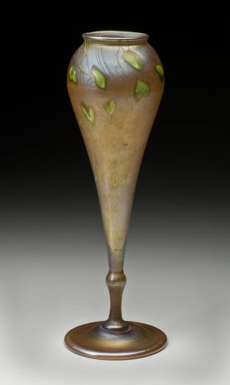 Favrile Vase with Foliage Design